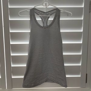 Lululemon Cool Racerback Striped Tank